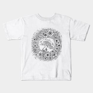 Alice in wonderland Zentangle Kids T-Shirt